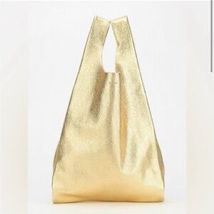 Gold Baggu Tote Bag